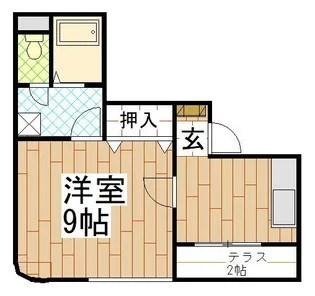 陽行マンション【5階】の間取り