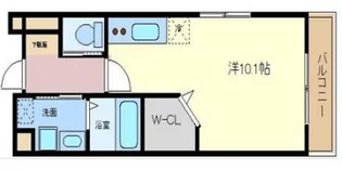 ヴィアノ塩屋町【3階】の間取り