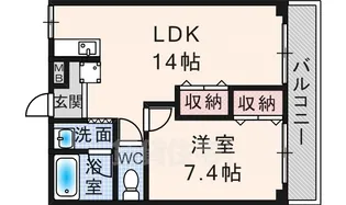 フォレスト・ヒル櫻【2階】の間取り