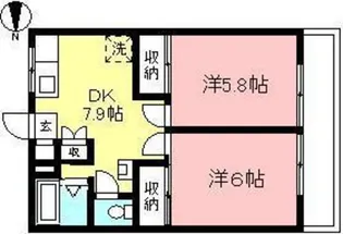 第2長沢ビル【5階】の間取り