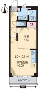 ウェルネス L【3階】の間取り