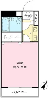 サンイワキハイツ【3階】の間取り