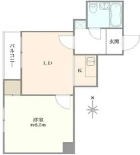 グランデージ要町【6階】の間取り
