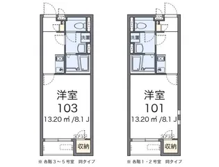 クレイノグランドソレーユ【1階】の間取り