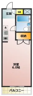 ベルメゾン片岡【2階】の間取り