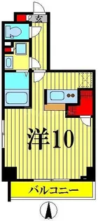 プライムアーバン住吉II【2階】の間取り
