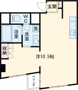 グリーンハイツ木城【5階】の間取り