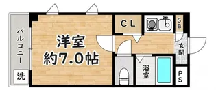 リベルテ六甲【3階】の間取り