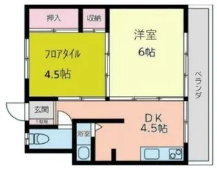 コーポ泉【3階】の間取り