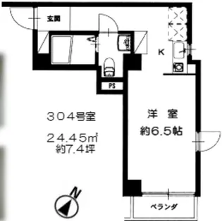 エビデンス モワ【2階】の間取り