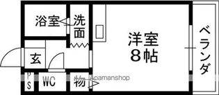 オークウッズ高槻【1階】の間取り