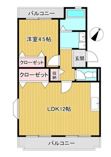 モン・アルボール宮崎台【4階】の間取り