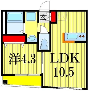 プロライズコート【3階】の間取り