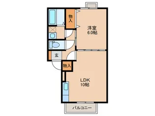 メルベーユ尾崎【2階】の間取り