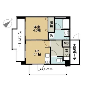 ドルチェ目白台【9階】の間取り