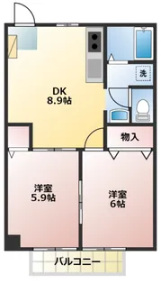 アクティブクリーン【2階】の間取り