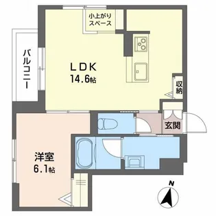 弓張月 上杉【2階】の間取り