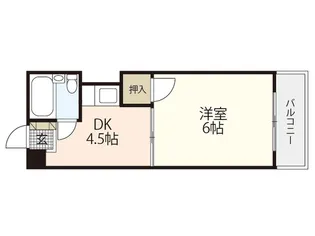 BAUHAUS祇園新道【3階】の間取り