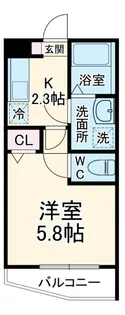 EVERA大倉山【2階】の間取り