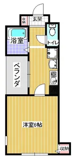 サンライズ市ヶ谷【4階】の間取り