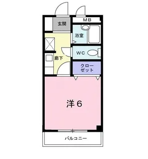 グリーンヒルズ・F【2階】の間取り
