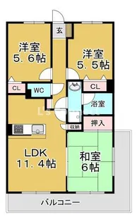 セントレアカマIII【2階】の間取り