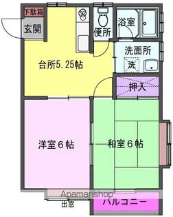 セピアルーフ寿【1階】の間取り