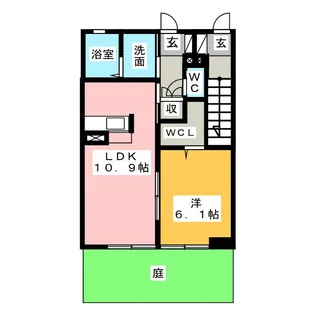 エスペランサ【1階】の間取り
