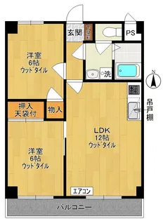 アボードベアー【2階】の間取り