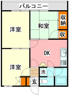 N.パラッツオ【2階】の間取り