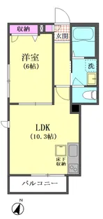 山王・兆【1階】の間取り