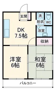 バンブース【1階】の間取り