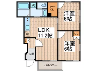 Olive House Amari【1階】の間取り