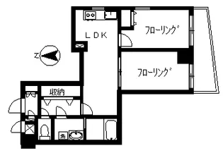 フェリス三鷹【3階】の間取り