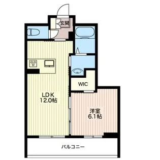 アルテージ錦【1階】の間取り