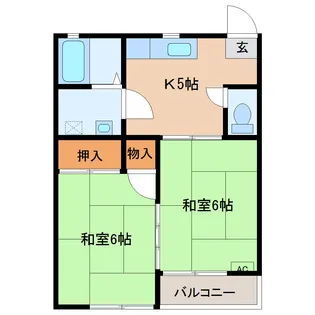 メゾン・ルーチェII C棟【1階】の間取り