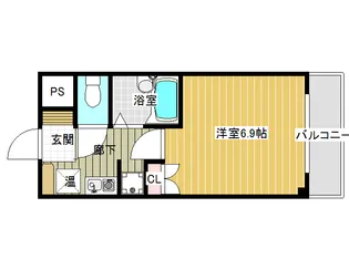 リーベハイツ青山【1階】の間取り