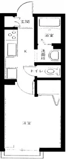 ベルメゾン湘南B【1階】の間取り