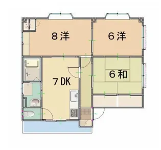 フォンテーヌ【3階】の間取り