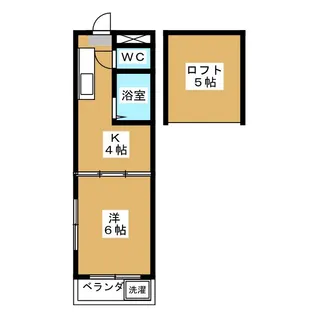アンダルシア旭ケ丘【1階】の間取り