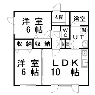 グリーンコート2000 A棟【1階】の間取り