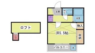 ショウコウ鈴蘭台【1階】の間取り