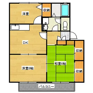 プレシャス・スマイル【2階】の間取り