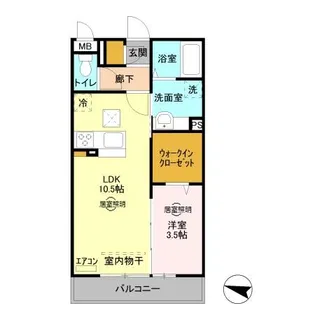 ステラタウン スピカ【1階】の間取り