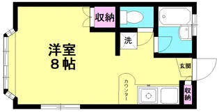 コスモハイツ【2階】の間取り