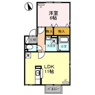 セジュール季【2階】の間取り