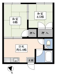 第一モトキハイツ【2階】の間取り