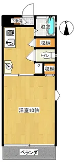 モンパルク菊陽【1階】の間取り