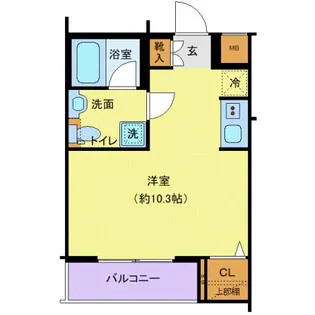 プレール・ドゥーク方南町【1階】の間取り