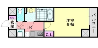 フォレストインサイド鳳【3階】の間取り